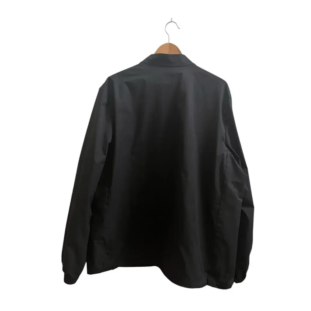 Banana Republic Men’s  Black Motion Tech Zip Pockets Zip Up Jacket XL #672369